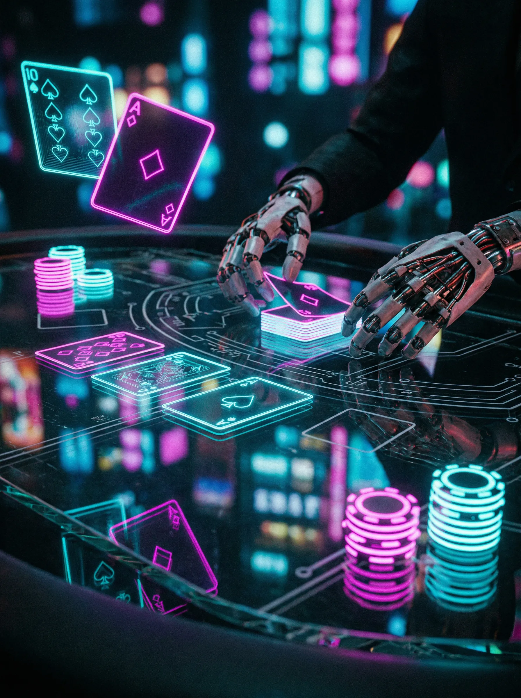 澳彩赛博朋克棋牌对战游戏