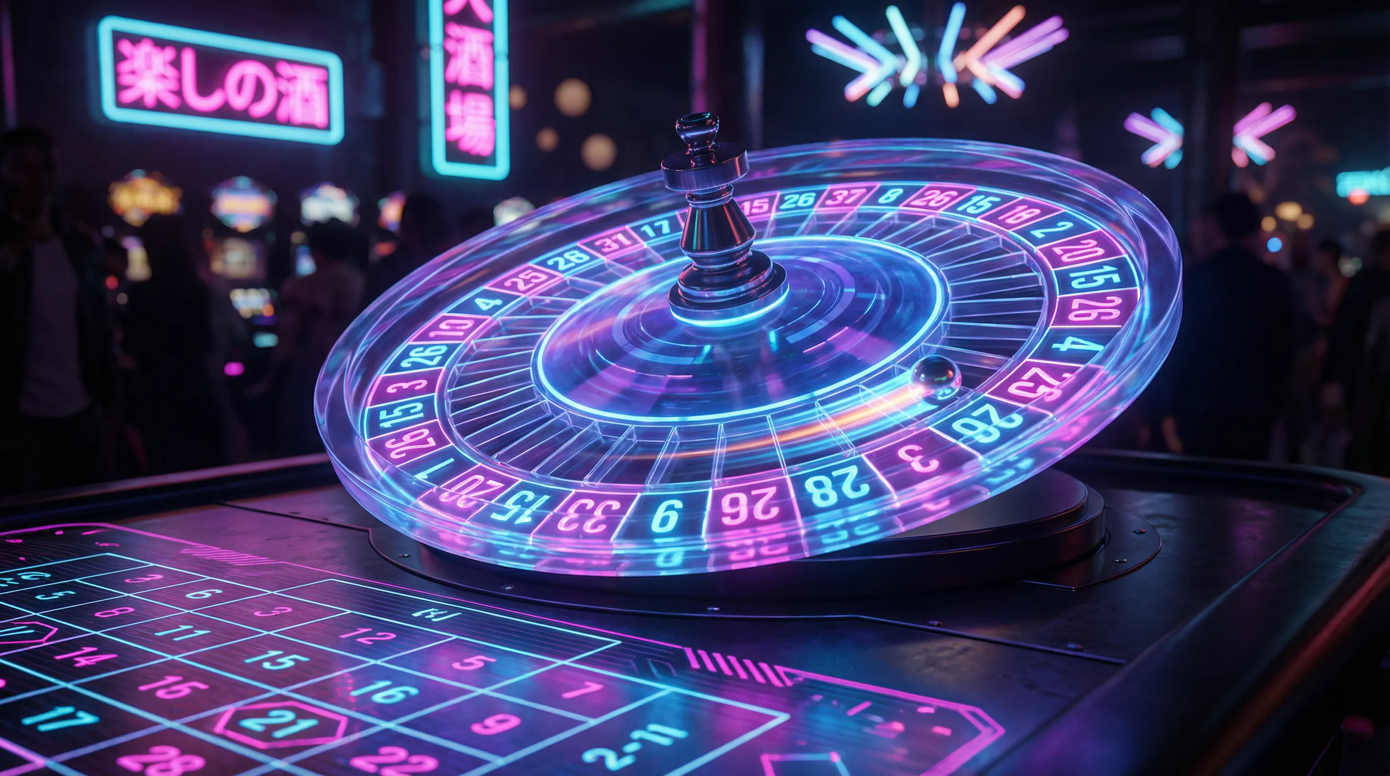 澳彩赛博朋克轮盘赌游戏