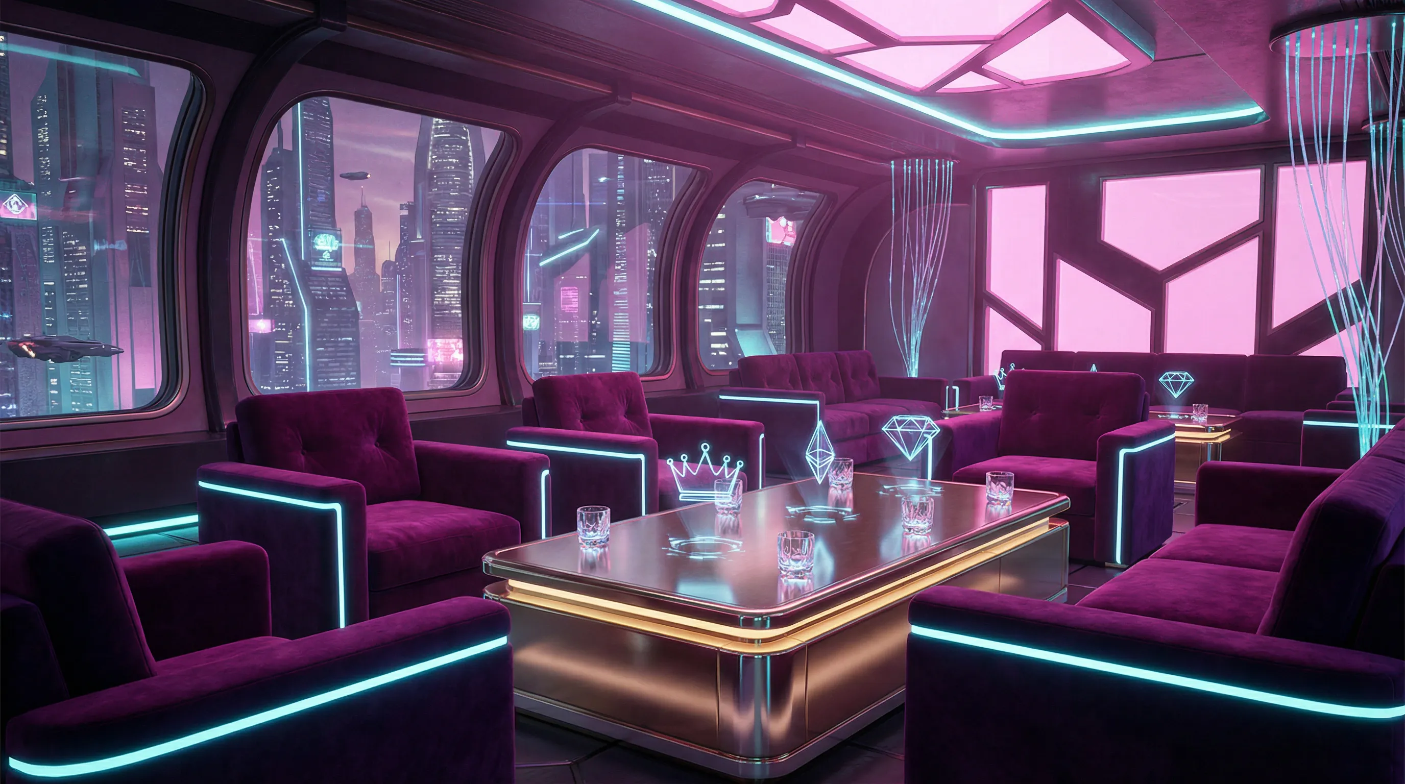 澳彩赛博朋克VIP贵宾厅